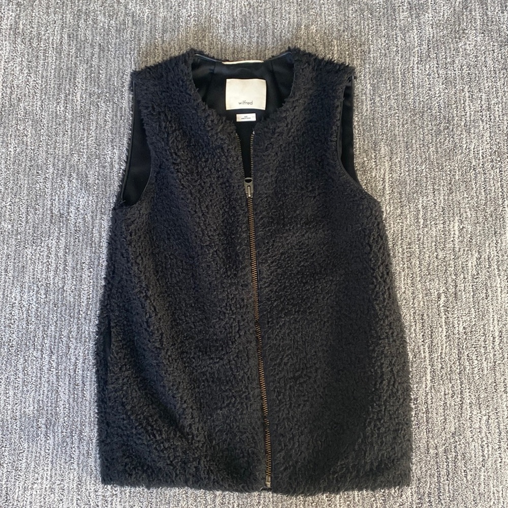 Wilfred chatou vest Sherpa faux